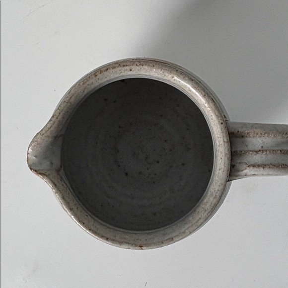 Rustic Pottery Sugar and Creamer Set - Picture 7 of 8